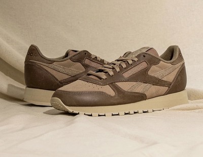 Reebok Classic Leather Taupe Beige 100200755 US Men's size US4.5-11 Classic