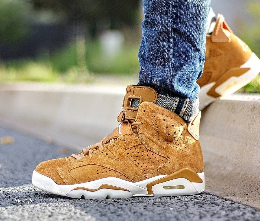 2017 Nike Air Jordan 6 VI Retro Wheat Tan Gum White Size 13 2017 Nike Air Jordan 6 VI Retro Wheat Tan Gum White Size 13