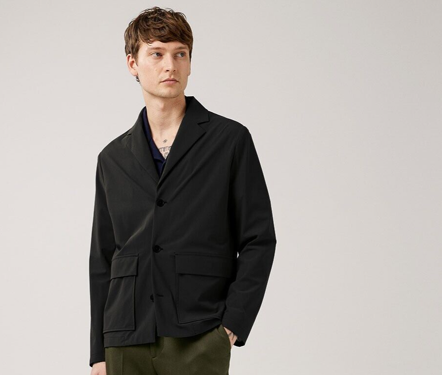 J. Lindeberg メンズジャケット M ブラック Peter Pile Jacket / Black – J.Lindeberg