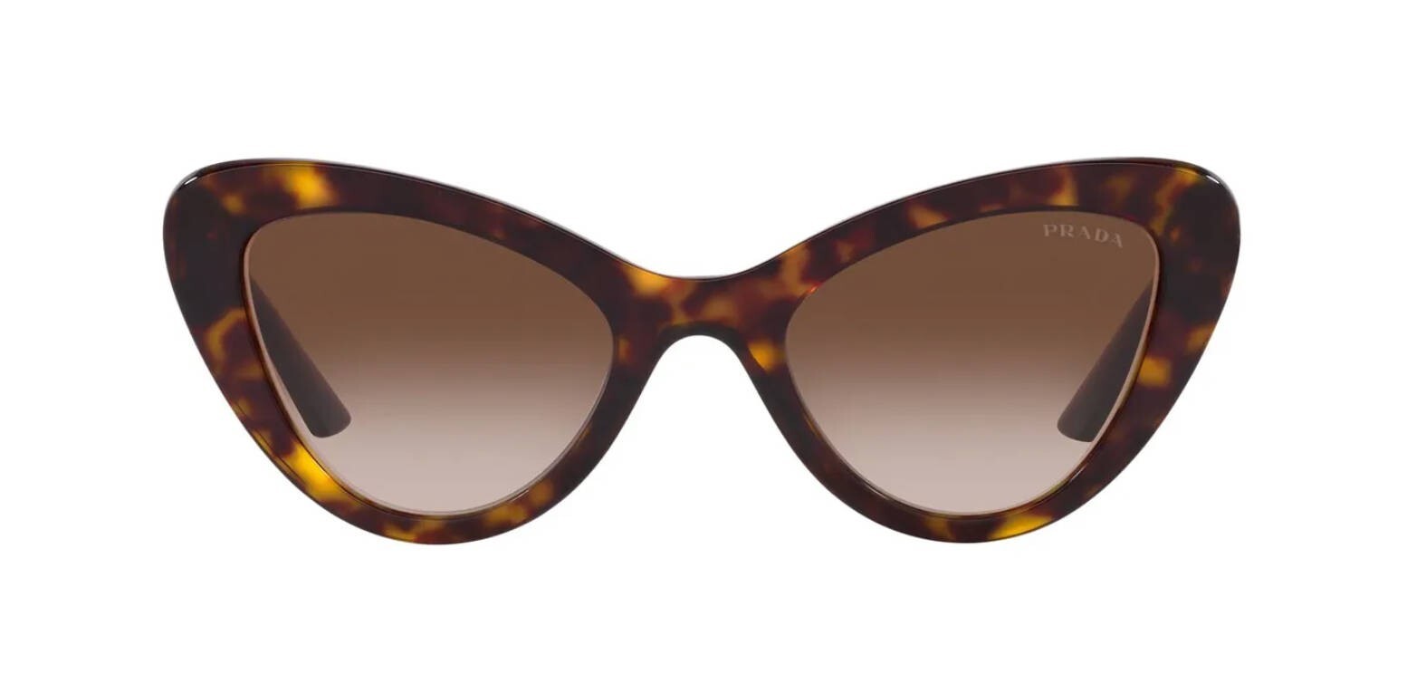 Pre-owned Prada Pr 13ys Tortoise/brown Shaded (2au6s1) Sunglasses