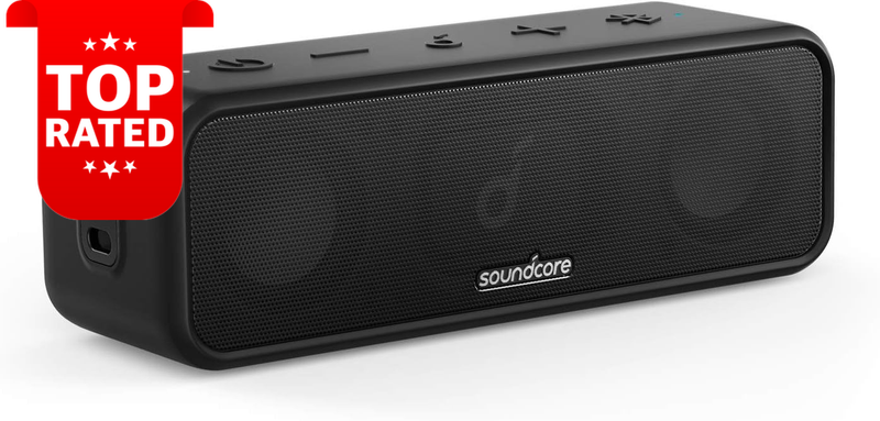 Anker 3 Portable Bluetooth Speaker, IPX7 Waterproof, 24H Playtime