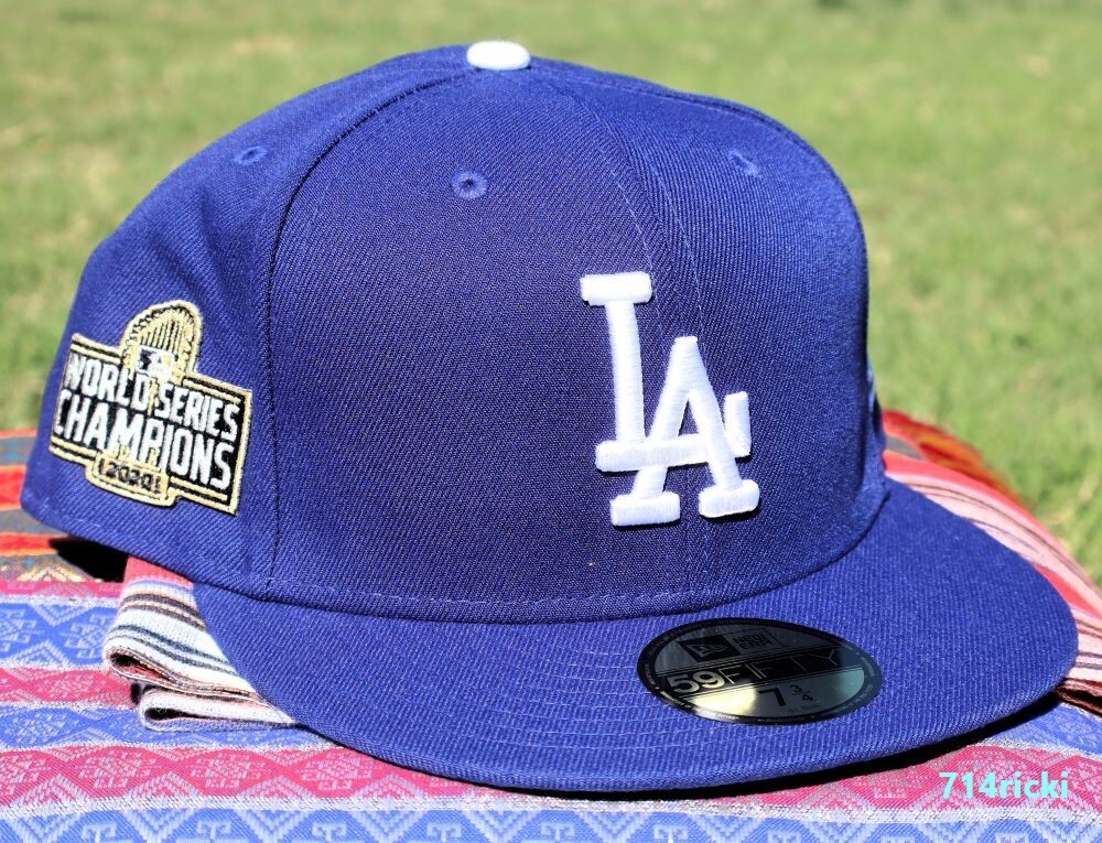 記念グッズ Dodgers Champions Fitted Cap 7 5/8 Los Angeles Dodgers New Era 59FIFTY 2020 World Series