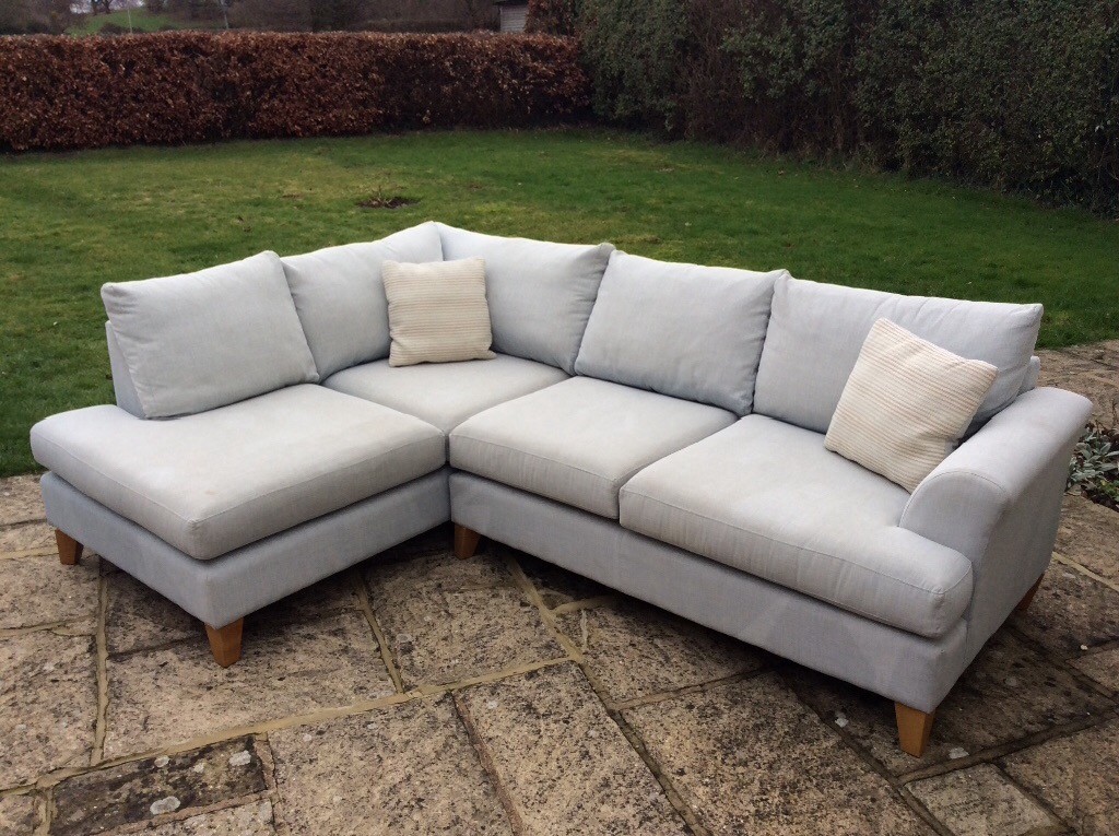 L Shaped Sofa From Dfs Capsule Collection Light Blue In