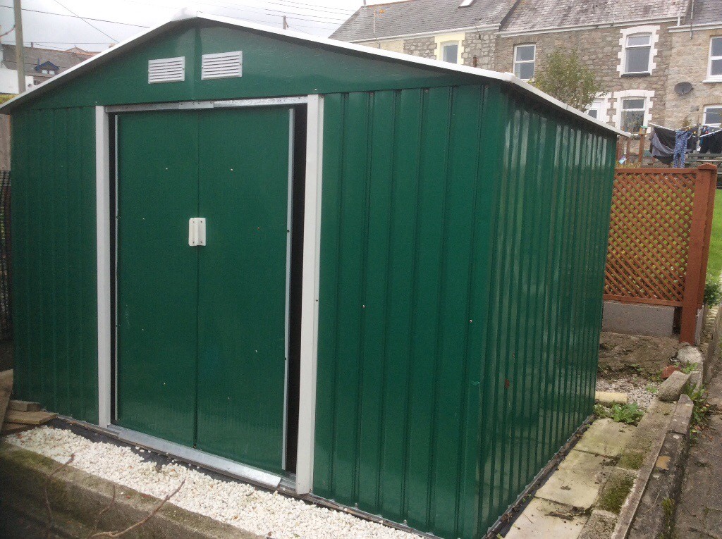 Metal 9x6 shed (green) in St Austell, Cornwall Gumtree