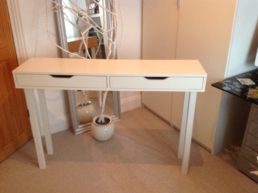 White IKEA dressing table/hall table in Chislehurst, London Gumtree