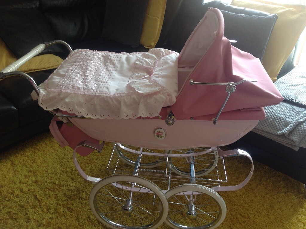 Pink silver cross pram in Newtownabbey, County Antrim Gumtree