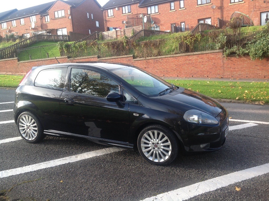 2009 Black Fiat Grande Punto 1.6 Diesel Multijet Sporting