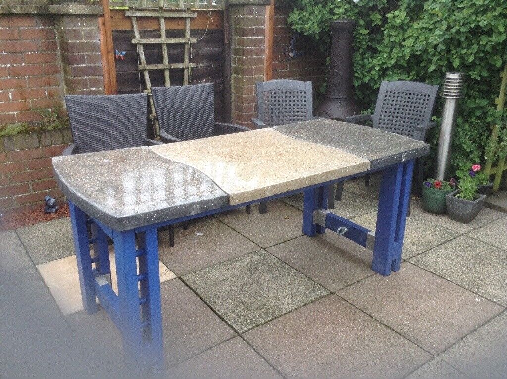 Industrial look polished concrete dining table | in Birtley, County