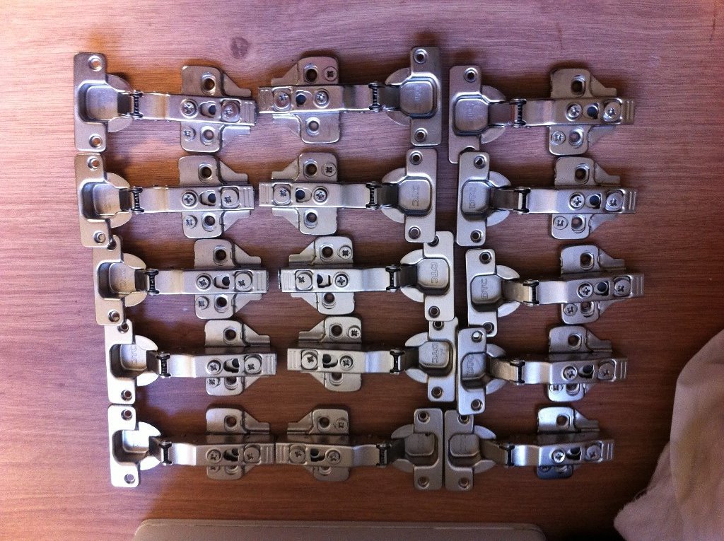 15 X Premium Concealed Soft Close Clip On Door Hinges 110 Degree
