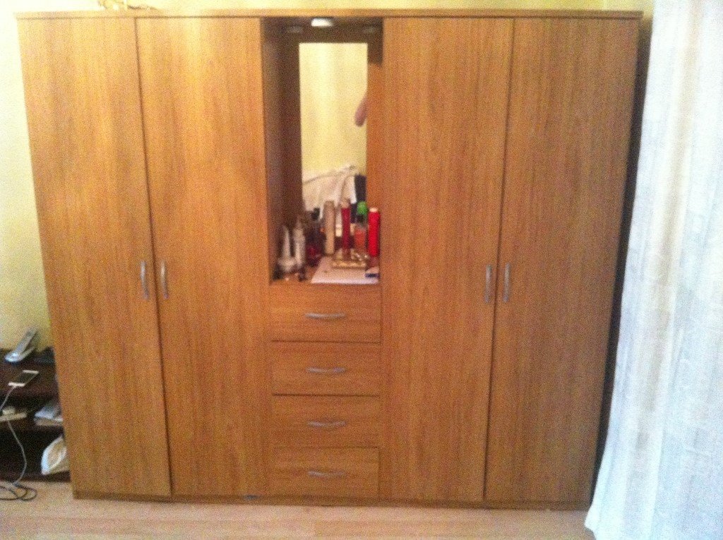 Peru 4 Door 4 Drawer Combi Fitment Wardrobe In Heathrow