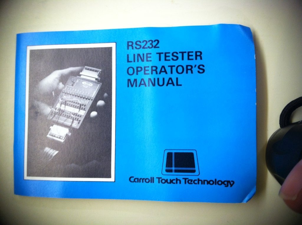 Two-State Carroll Touch 232LT RS232 DB25 Breakout Interface Tester and Monitor.