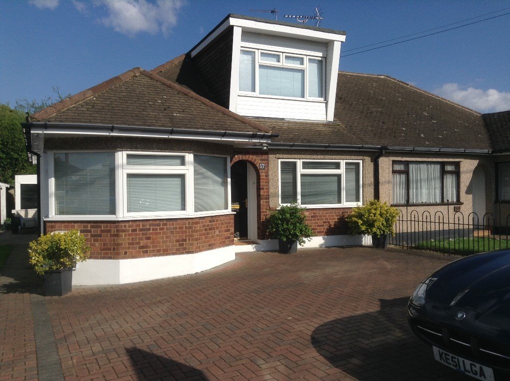 For Sale Three Bedroom Semi Detached Chalet Bungalow, Hockley. Essex