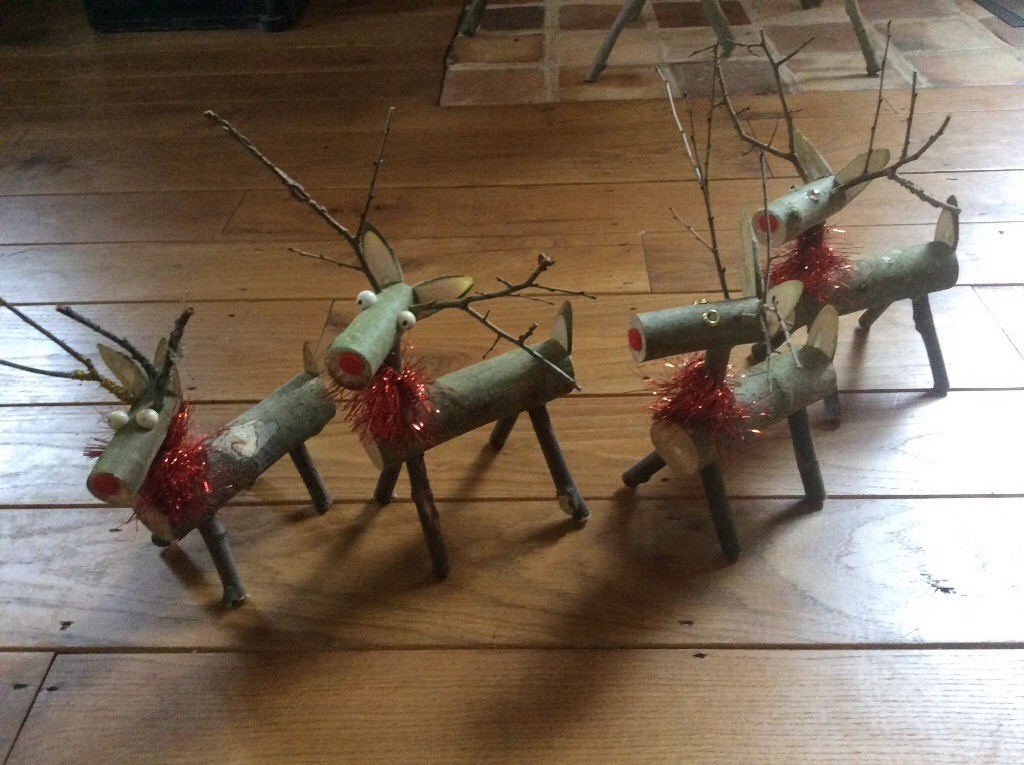 Wooden Reindeer Christmas Decorations  in Sittingbourne, Kent  Gumtree