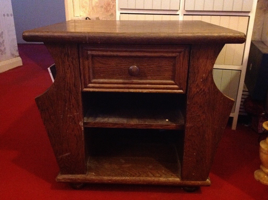 Small telephone table with drawer and side storage in Salisbury