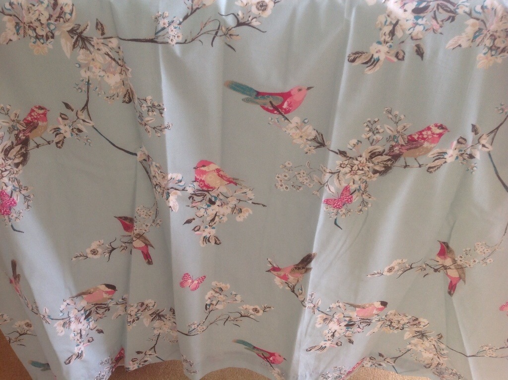 Full length curtains Beautiful Birds design by dunelm mill in Chester