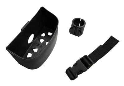 Doppel Stockhalter Rollator Rollstuhl Rolko für 2 Stöcke Rohr 25 mm