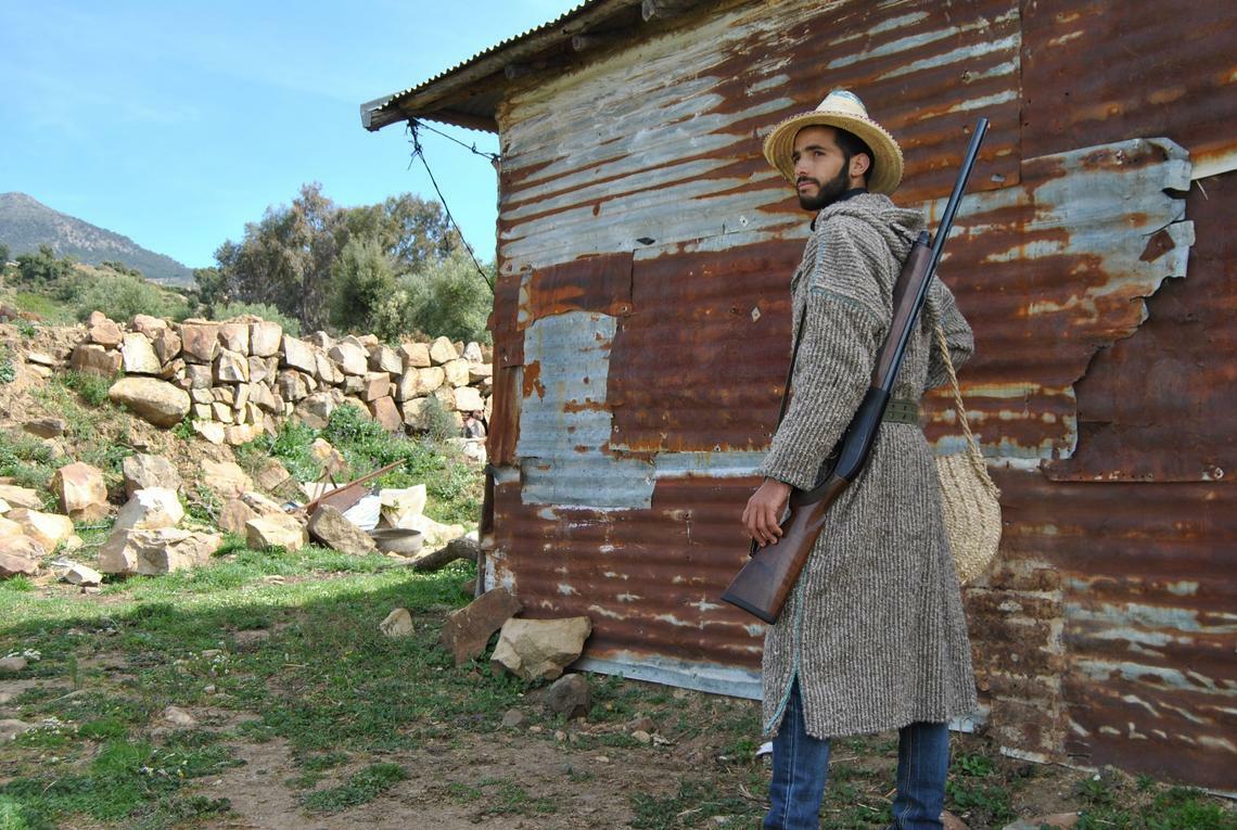 Pre-owned Handmade Wwii Uniform Army Coat, 1945 Jacket, Reproduction Vintage Djellaba Goumier, Gray