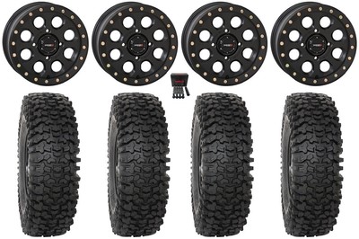 System 3 SB-7 15'' Wheels Black (6+1/4+3) 37'' RC500S Sticky Tires Can-Am Defender
