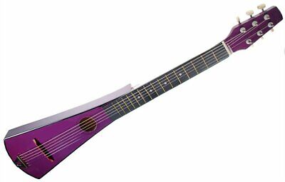 Shop4Omni Steel String Camping Travel Guitar with Bag - Purple