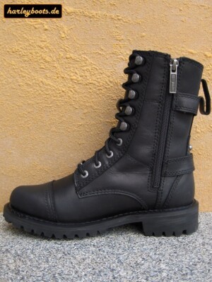 HARLEY-DAVIDSON HARLEY DAVIDSON DAMEN BOOTS BALSA SCHWARZ KULT BIKERBOOTS GR. 36 BIS 41