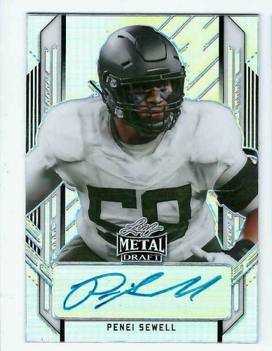 2021 Leaf Metal Draft Penei Sewell #PA-PS1