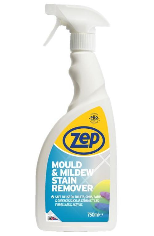 Industrial Strength Professional Mould and Mildew Stain Remover Spray Zep 750ml