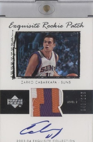 2003-04 Upper Deck Exquisite Collection - Zarko Cabarkapa #49