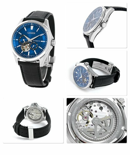 Pre-owned Citizen Collection Np1010-01l Open Heart Automatic Japan Made Mens Watch Us4