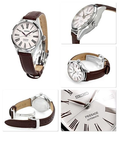 Pre-owned Seiko Presage Enamel Dial Lady's Watch Srrx001 / Spb233j1 Usus