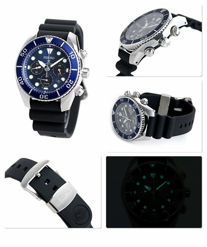 Pre-owned Seiko Chronograph Diver Sbdl063 / Ssc759j1 Mens Watch + Worldwide Warranty Us4