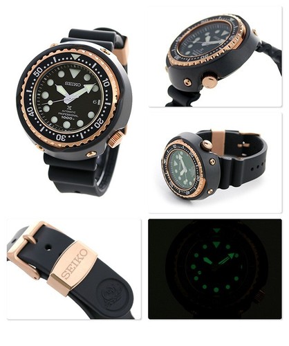 Pre-owned Seiko Prospex Tuna Marinemaster 1000m Automatic Watch Sla042j1 / Sbdx038 Usus