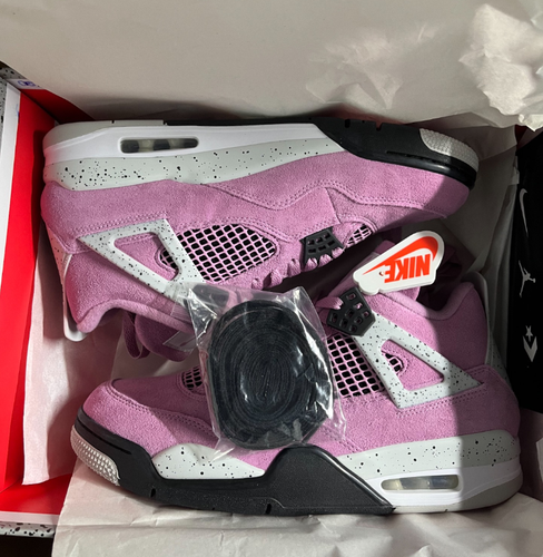 Pre-owned Jordan Nike Air  4 Retro "orchid"  Ⅳ Aj4 Women's Aq9129-501 In Multicolor