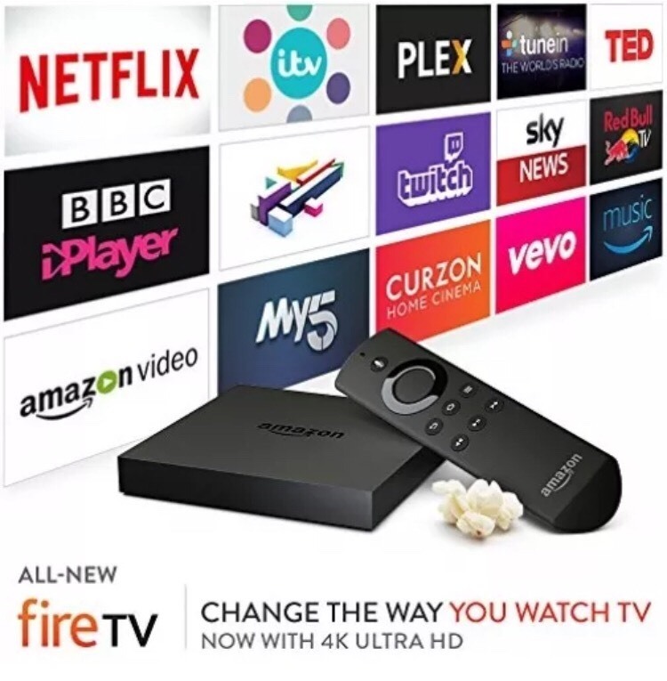 Amazon fire tv 4k with kodi,plex subscription,iptv subscription in
