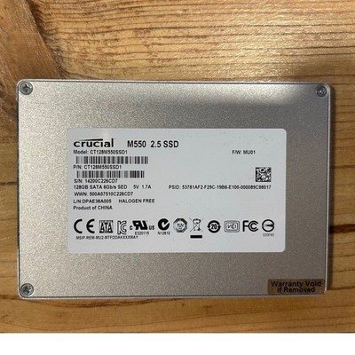 128GB SSD Crucial Used M550 SATA 6Gb/s 2.5
