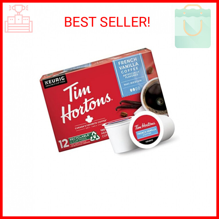 Tim Hortons French Vanilla Coffee, Single-Serve K-Cup Pods C