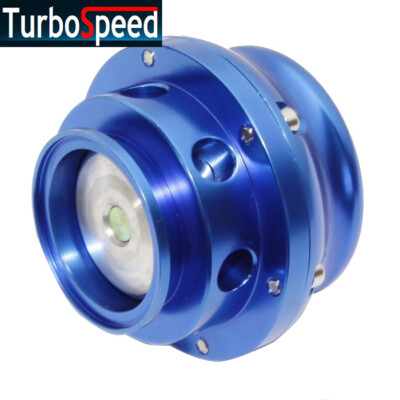 EMUSA 50mm 30 PSI 50 Blow Off Valve Kit Blue Anodized Stainless Steel Universal