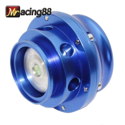EMUSA 50mm 30 PSI 50 Blow Off Valve Kit Blue Anodized Stainless Steel Universal