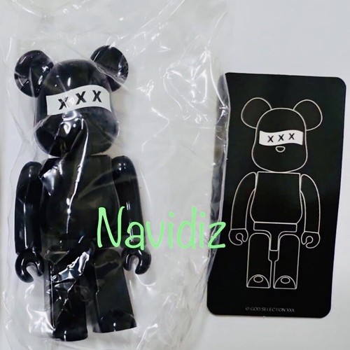 Q ベアブリック シリーズ36 GOD SELECTION XXX　黒100% Medicom Bearbrick Series 36 Secret Chase God Selection XXX