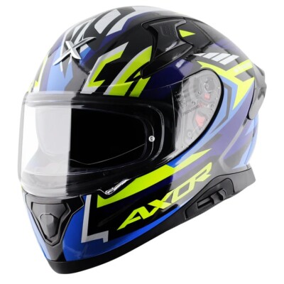 AXOR   APEX STREAK   DOT & ECE Approved Full Face Motorcycle Helmets