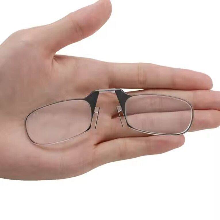 Ultra Thin Reading Glasses Nose Clip Optics Presbyopic +1.0 +1.5 +2.0 +2.5 +3.0