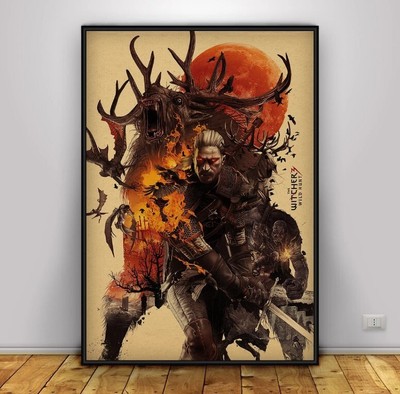 The Witcher 3 Wild Hunt Game Poster | Wall Art | Wall Prints 1