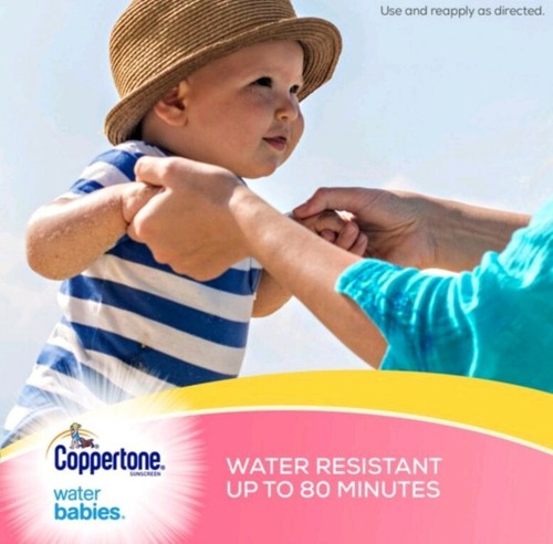 Coppertone Waterbabies Sunscreen SPF 50 Combo Pack, 1 Lotion (8 fl. oz.) + 2 Lot