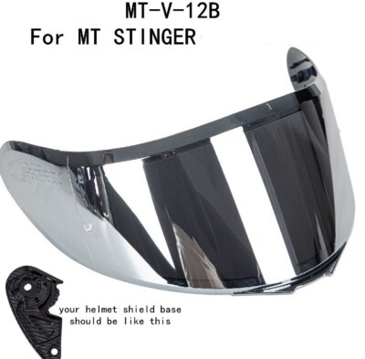 Motorcycle Helmet Visor Lens For MT-V-12 MT THUNDER 3 MT STINGER Helmet Shield L