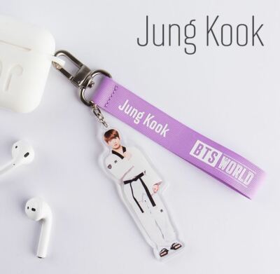 BTS WORLD OFFICIAL GOODS STRAP KEYRING KEY RING NEW