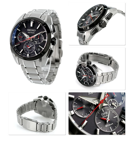 Pre-owned Seiko Aston Gps Solar Titanium Watch Ssh103j1 / Sbxc103 Usus