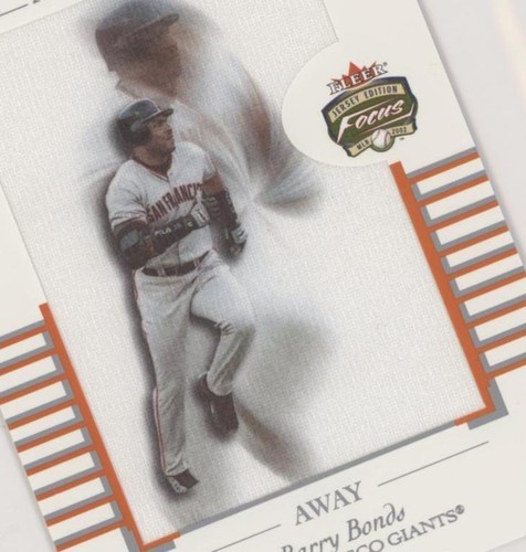 2002 Fleer Focus Jersey Edition - Barry Bonds #8 M