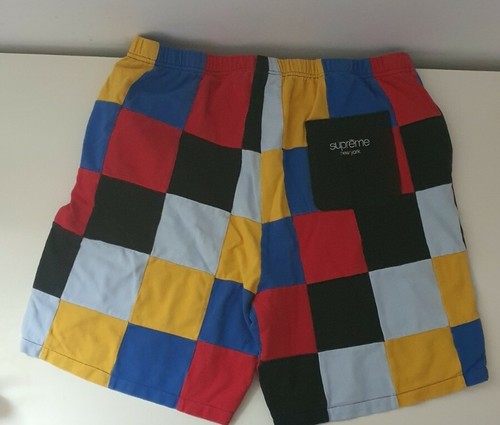 <新品・希少>supreme patchwork knit short　S Supreme Patchwork Knit Shorts Grey Sz. S | eBay