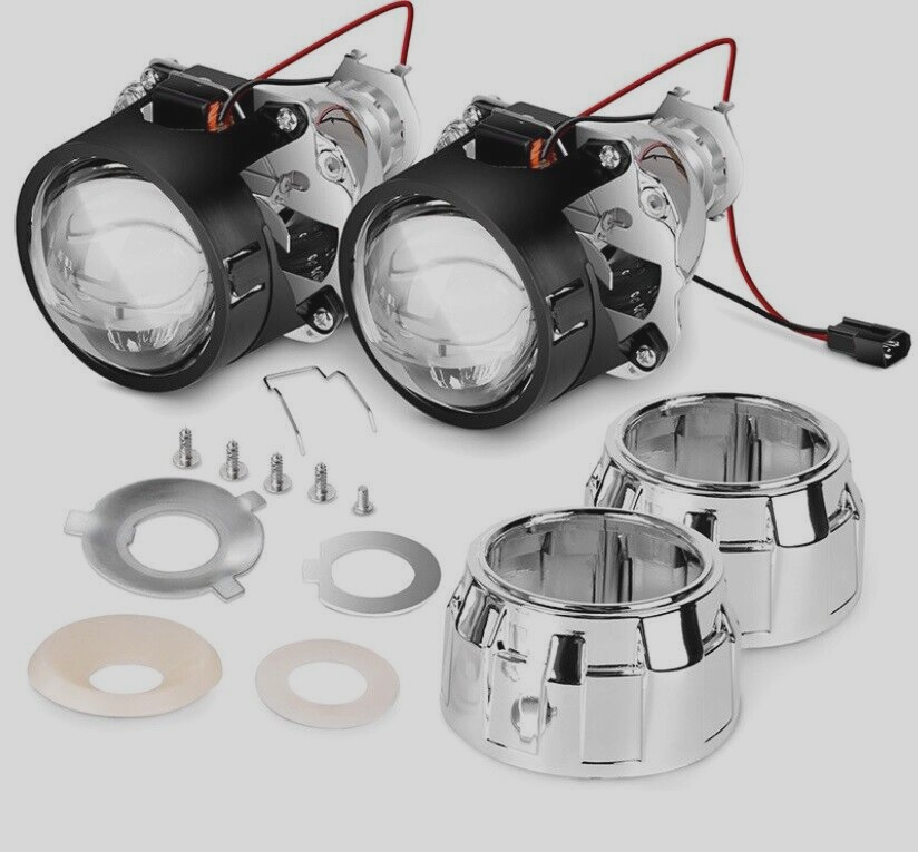 Lens Lhd Hi-lo Beam Car Headlight Retrofit H4 H7