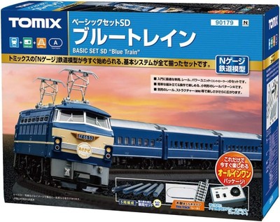 TOMIX 90179 N Scale Basic Set SD Blue Train Model Train Model Set from Japan