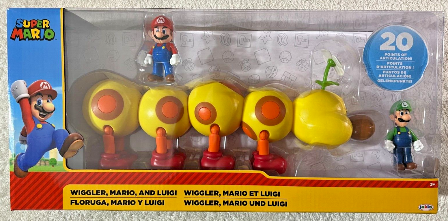 SUPER MARIO WIGGLER + MARIO & LUIGI **NEW RELEASE** | eBay